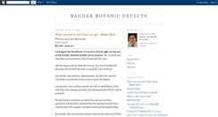 Desktop Screenshot of bandarbotanic.blogspot.com
