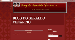 Desktop Screenshot of geraldovenancio.blogspot.com