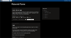Desktop Screenshot of polaroidfame.blogspot.com
