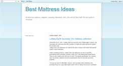 Desktop Screenshot of best-mattress-ideas.blogspot.com