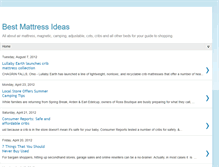 Tablet Screenshot of best-mattress-ideas.blogspot.com
