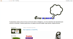 Desktop Screenshot of creamomentos.blogspot.com