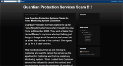 Desktop Screenshot of guardianprotectionscam.blogspot.com