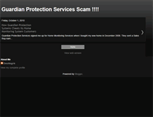 Tablet Screenshot of guardianprotectionscam.blogspot.com