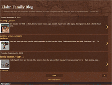 Tablet Screenshot of klahnfamilyblog.blogspot.com