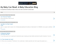 Tablet Screenshot of mybabycanread.blogspot.com