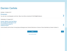 Tablet Screenshot of damiencarlisle.blogspot.com