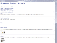 Tablet Screenshot of professorgustavoandrade.blogspot.com