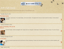 Tablet Screenshot of joyfullcircle.blogspot.com