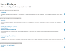 Tablet Screenshot of novoalentejo.blogspot.com