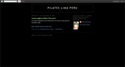 Desktop Screenshot of pilateslimaperu.blogspot.com
