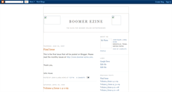 Desktop Screenshot of boomer-ezine.blogspot.com