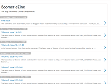 Tablet Screenshot of boomer-ezine.blogspot.com