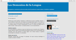 Desktop Screenshot of losdemoniosdelalengua.blogspot.com