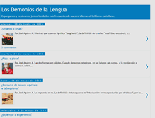 Tablet Screenshot of losdemoniosdelalengua.blogspot.com