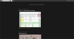 Desktop Screenshot of focusonthis89.blogspot.com