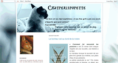 Desktop Screenshot of chatperlipopette.blogspot.com