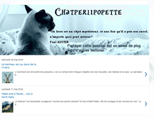 Tablet Screenshot of chatperlipopette.blogspot.com