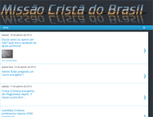 Tablet Screenshot of missaocristadobrasil.blogspot.com