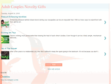 Tablet Screenshot of adult-couples-novelty-gifts.blogspot.com