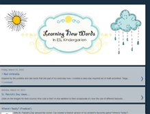 Tablet Screenshot of learning-new-words.blogspot.com
