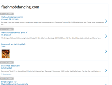 Tablet Screenshot of flashmobdancing.blogspot.com