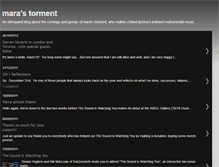 Tablet Screenshot of marastorment.blogspot.com