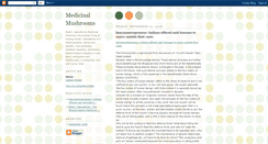 Desktop Screenshot of medicinal-mushrooms.blogspot.com