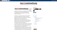 Desktop Screenshot of myartscommunity.blogspot.com