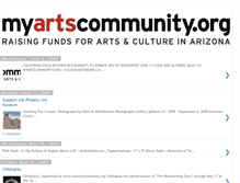 Tablet Screenshot of myartscommunity.blogspot.com