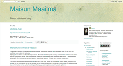 Desktop Screenshot of maisunmaailma.blogspot.com