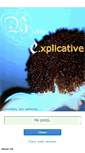 Mobile Screenshot of barelyexplicative.blogspot.com