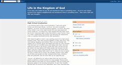 Desktop Screenshot of kingdomofgodlife.blogspot.com