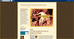 Desktop Screenshot of osmaisbemescritosblogs.blogspot.com