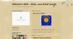 Desktop Screenshot of maehmet.blogspot.com