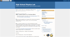 Desktop Screenshot of hsphysicslab.blogspot.com