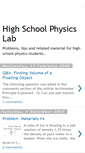 Mobile Screenshot of hsphysicslab.blogspot.com