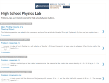 Tablet Screenshot of hsphysicslab.blogspot.com