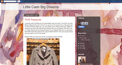 Desktop Screenshot of littlecashbigdreams.blogspot.com