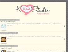 Tablet Screenshot of kheartstudio.blogspot.com