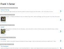 Tablet Screenshot of frankandsense.blogspot.com