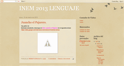 Desktop Screenshot of lenguajeinem.blogspot.com