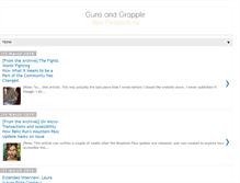 Tablet Screenshot of gunsandgrapplemag.blogspot.com