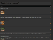 Tablet Screenshot of footprintsinuganda.blogspot.com