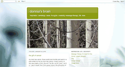 Desktop Screenshot of donniasbrain.blogspot.com