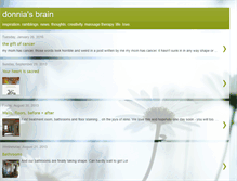 Tablet Screenshot of donniasbrain.blogspot.com