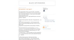 Desktop Screenshot of kainspunbond.blogspot.com