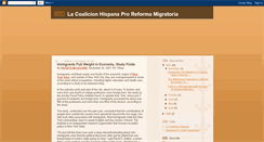 Desktop Screenshot of lacoalicionhispana.blogspot.com