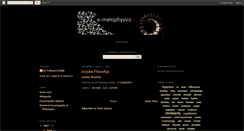 Desktop Screenshot of emetaphysics.blogspot.com