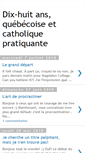 Mobile Screenshot of jeunecatholiquepratiquante.blogspot.com